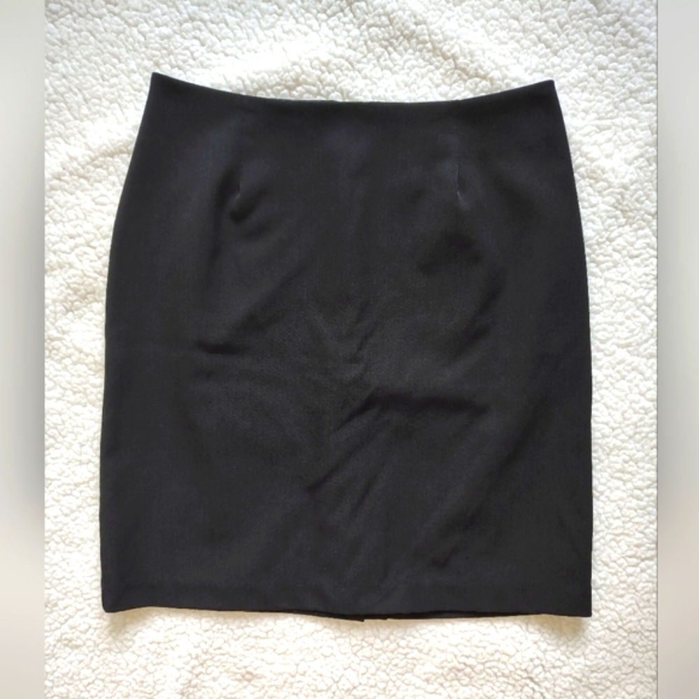 ☀️5/$25☀️ Attention Women's Size 8 Black Knee-length Professional Pencil Skirt